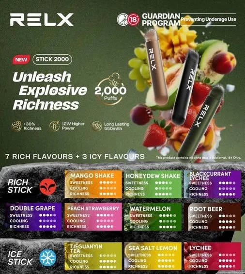 Relx Stick 2000puffs